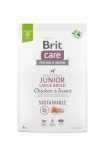 Brit kuivtoit koerale Care Dog Sustainable Junior Large Breed Chicken & Insect, 3kg
