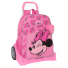 Disney ratastega koolikott Loving roosa 33x42x14cm