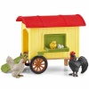 Schleich mänguasjade komplekt Schleich Mobile Chicken Coop Plastmass