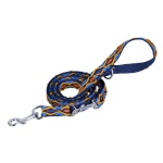 Dingo jalutusrihm Winnetou Adjustable Dog Leash Made of Polypropylene Tape, 2x120-220cm, sinine