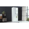 Top E Shop riidekapp ROMANA 80 BIEL L bedroom wardrobe/closet 5 shelves 2 doors valge