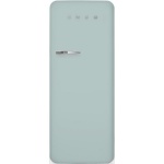 Smeg külmik FAB28RDSA5 50-ndate stiil, 153cm, 244/26 l, 35dB, mehaaniline juhtimine, parem, meresoola roheline