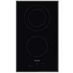 SMEG pliidiplaat SE332EPB 2 x Hilight, 30cm, must, faasitud serv