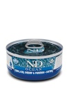 Farmina kassitoit N&D Cat Ocean Tuna, Cod, Shrimp & Pumpkin Kitten, 70g