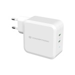 CONCEPTRONIC laadija ALTHEA08W 2-Port 100W GaN USB-C akulaadija