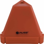 Pure2improve Triangle Cones komplekt of 6 punane