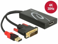 DeLOCK videokaabel Display Port-DVI Adapter