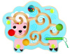 iWood arendav mänguasi Wooden Maze Magnetic Sheep