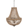 BGB Home laelamp naturaalne metall drewno dębowe 220-240 V 60x60x80cm