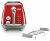 DeLonghi röster CTOC 2103.R Icona Capitals Toaster, punane