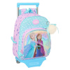 Disney ratastega koolikott Cool days lilla taevasinine 28x34x10cm