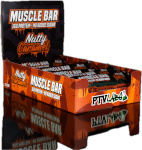 PTVLABS proteiinibatoon Muscle Bar Nutty Caramel, 55 g, 12-pakk