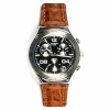 Swatch meeste kell YCS564C must Hõbedane