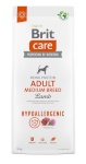 Brit kuivtoit koerale Care Hypoallergenic Adult Medium Breed Lamb, 12kg + 2kg