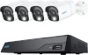 Reolink turvakaamera NVS8-8MB4 4K UltraHD PoE Surveillance System, valge