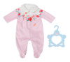 ZAPF nukuriided Baby Annabell Strampler rosa Blumen 43cm