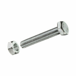 FADIX Kruvide karp DIN 933 Meeterkeere M10x30mm Mutrid Kuusnurkne Tsingitud 10 tk