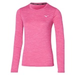 Mizuno treeningsärk Mizuno Impulse Core LS Tee roosa - suurus M