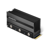 AXAGON Passive aluminum heatsink for single-sided and double-sided M.2 SSD disks, size 2280, height 36 mm | CLR-M2XL