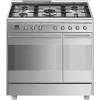 Smeg gaasipliit SCB92PX8 Classic, 5 x gaas, 2 x elektriahi, pürolüüs, 90 cm, roostevaba-teras