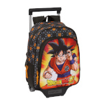 Dragon Ball ratastega koolikott must 27x33x10cm