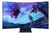 Samsung monitor 55" /curved Va, UHD (3840x2160), 16:9, 165Hz, matte, 1Ms, speakers pivot, height, tilt, must ls55cg970nuxdu