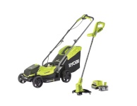 Ryobi aiamasinate komplekt RLM1833BLT1825M ONE+ Garden Machine Set 18V, roheline/must