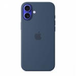 Apple kaitsekest Silicone case with MagSafe for iPhone 16 Plus - denim