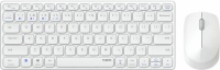 RAPOO klaviatuur Keyboard Set 9600M valge