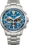 Citizen meeste käekell Racer Chronograph CA4570-88L, 43,5mm, sinine/hõbedane