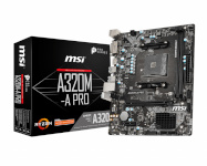 MSI emaplaat A320M-A PRO AMD AM4 DDR4 mATX, 7C51-001R