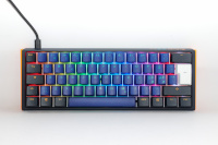 Ducky klaviatuur One 3 Mini 60% Horizon mehaaniline Cherry MX Blue lülititega