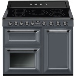 Smeg elektripliit TR103IGR2 Victoria, 5 x induktsioon, 3 x elektriahi, aurupuhastus, 100 cm, hall