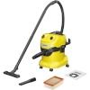 Kärcher vee- ja tolmuimeja WD 4 V-20/5/22 Wet & Dry Vacuum Cleaner, 1000W, kollane/must