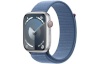 Apple nutikell Watch Series 9 GPS + Cellular 45mm Silver Aluminum Case with Winter Blue Sport Loop
