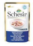 Agras Pet Foods kassitoit Schesir in Jelly Tuna with Seabass, 50g