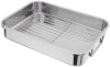 Stellar ahjuvorm H043 Baking Dish with Removable Grid, 42 x 30 x 6cm, hõbedane