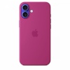 Apple kaitsekest Silicone case with MagSafe for iPhone 16 Plus - fuchsia