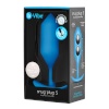 B-Vibe vibreeriv tagumikukork B-Vibe 5 sinine