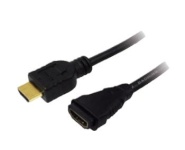 LogiLink kaabel HDMI HDMI 1.4 male / female, version Gold, lenght 5m