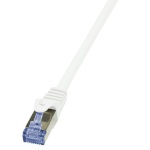 LogiLink Patchcord Cat.6A 10G S/FTP PIMF PrimeLine 0,50m white