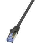 LogiLink Patchcord Cat.6A 10G S/FTP PIMF PrimeLine 0,50m black