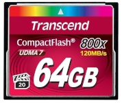 Transcend mälukaart CF 64GB 800x