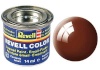 Revell emailvärv Email Color 80 Mud Brown Gloss, poripruun