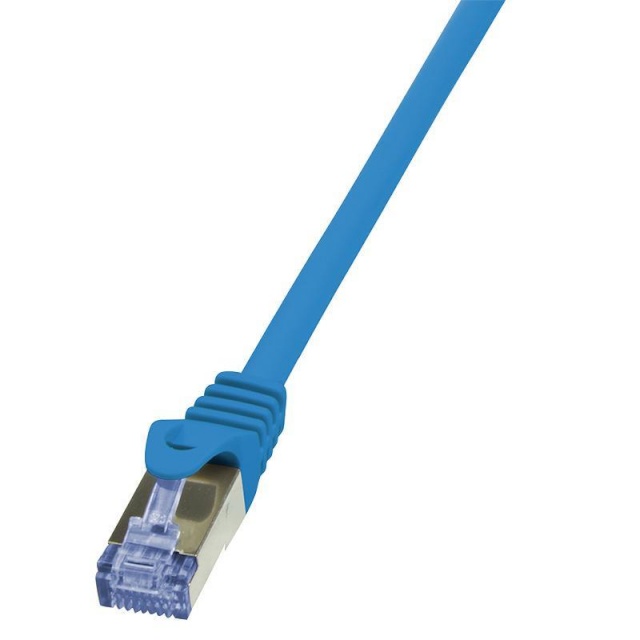 Кабельный код. Кабель Ethernet зеленый. Коннектор 1076/s-BL (синий).