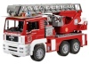 Bruder mänguauto MAN Fire Engine with Ladder, Pump, Light and Sound