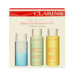 Clarins Make-Up Remover Trio 30ml Instant Eye Make-Up Remover + 50ml Cleansing Milk With Alpine Herbs+ 50ml Toning Lotion With Camomile, naistele