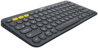 Logitech klaviatuur K380 Bluetooth Multi-Device Keyboard Dark Grey, tumehall (US ENG)