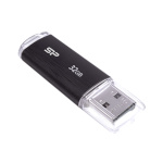 Silicon Power mälupulk 32GB, USB 2.0 Ultima U02, must