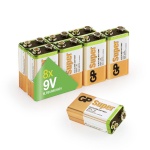 Gp Batteries patarei 1x10 Super Alkaline 9V-Block 6LR61 Bulk Box 030E1604ALB8